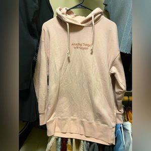 Uniqlo Oversized Pink Hoodie